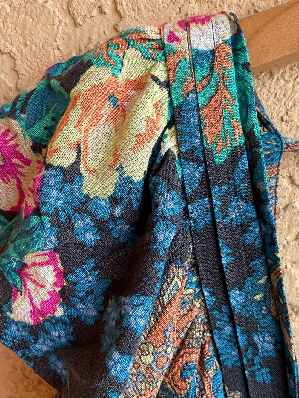 O'NEILL Rose Floral Paisley NOLEE Plunge Open Back Maxi  Boho Dress MEDIUM - Picture 13 of 16